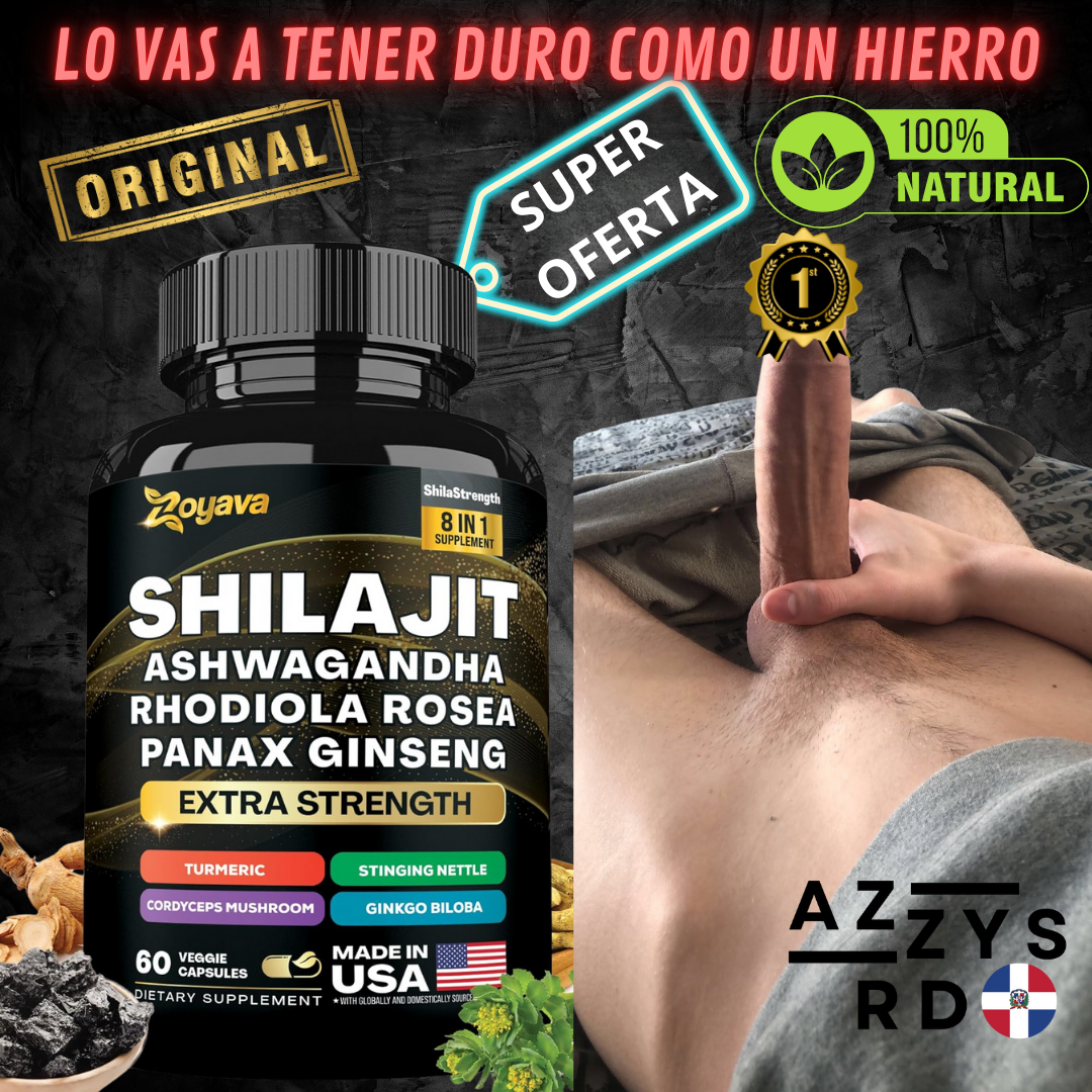 🌿 UltraShilajit™ 8 en 1 – Fórmula Premium 💊 60 Cápsulas | 100% Puro, Natural y Orgánico 🌍 Con Shilajit + Ashwagandha + Rhodiola Rosea + Panax Ginseng y más