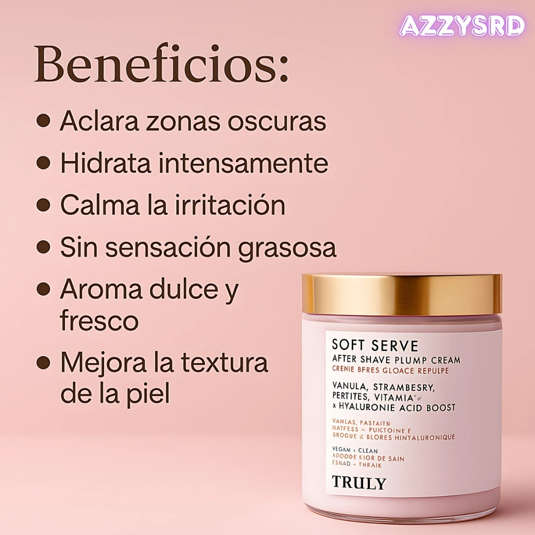 ✨ TRULY SOFT SERVE – Crema Hidratante x10 Mejor que el Aceite 💖 Piel Suave, Fresca y con Aroma Irresistible ✨