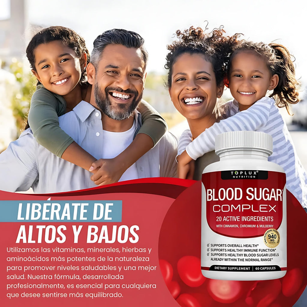 BLO0D SUGAR COMPLEX ORIGINAL ✨ “Controla tu azúcar, gana salud y energía” 💪💧🍃