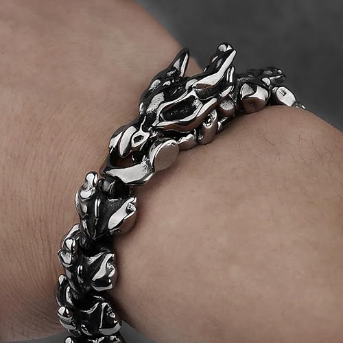 Pulsera Dragón Vikingo ✨ La majestuosidad de las leyendas en tu muñeca