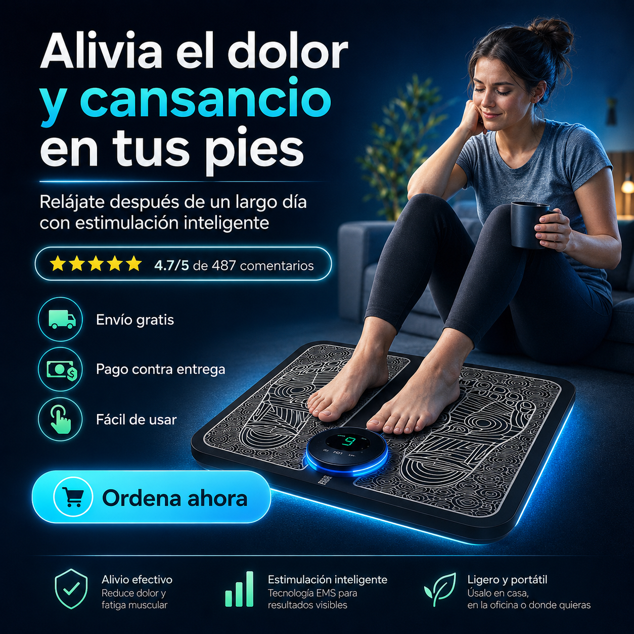 Masajeador de Pies | Alivia la tensión acumulada