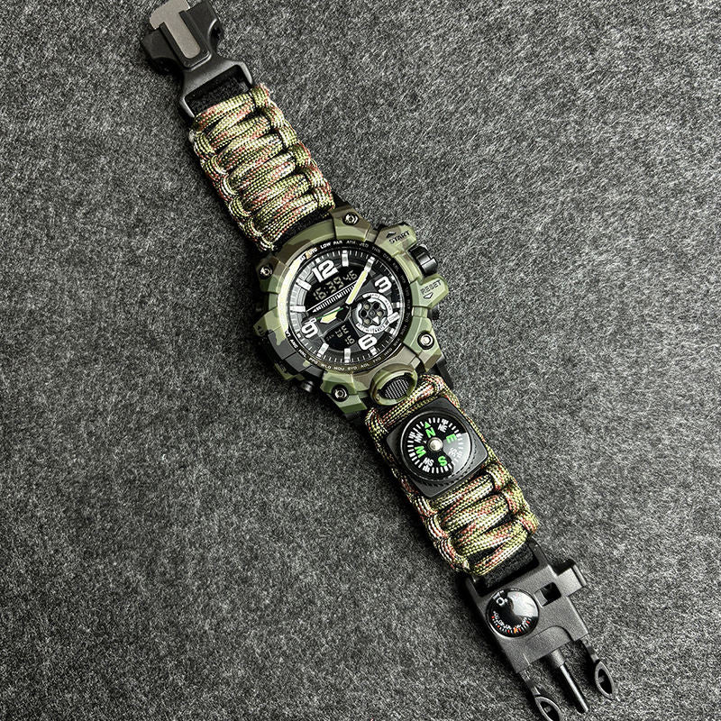 Reloj táctico militar Besta ✨ ¡Equipo profesional de supervivencia en tu muñeca!