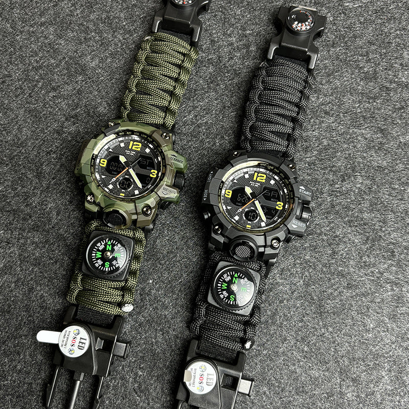 Reloj táctico militar Besta ✨ ¡Equipo profesional de supervivencia en tu muñeca!