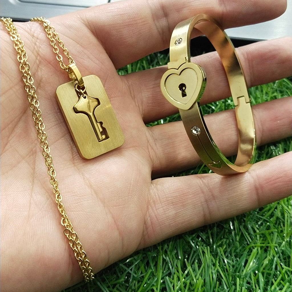 طقم القفل والمفتاح ✨ مفتاح قلبك في يد من تحب