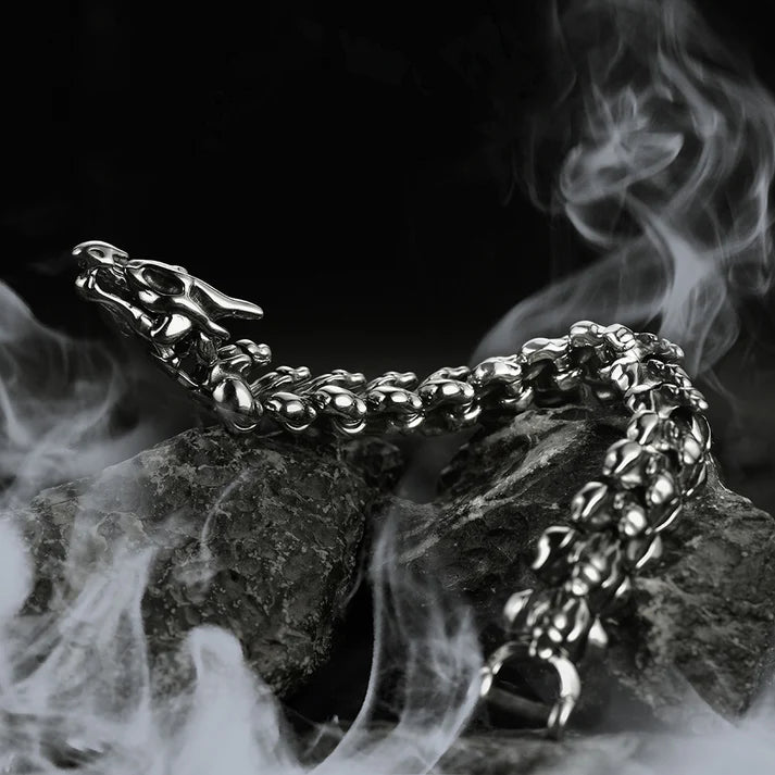 Pulsera Dragón Vikingo ✨ La majestuosidad de las leyendas en tu muñeca
