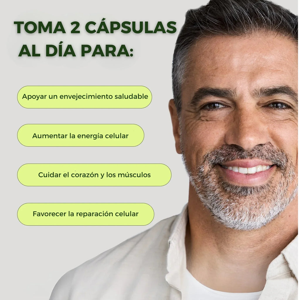 ✨ NAD+ Vital™ | Joven Para Siempre🔬-🌿 Suplemento Anti-envejecimiento 100% Original Y Natural!💧( 80 Capsulas )