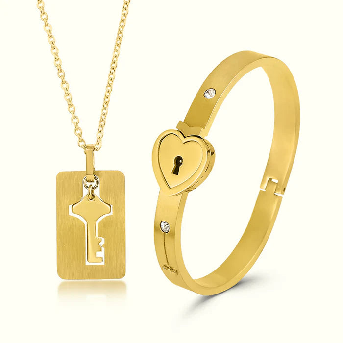Juego de llave y cerradura ✨ La llave de tu corazón está en manos de quien amas